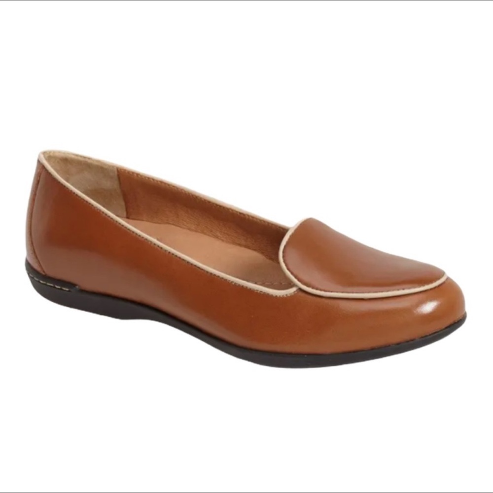 Dansko Nastacia Tan Leather Loafers Sz EU 37